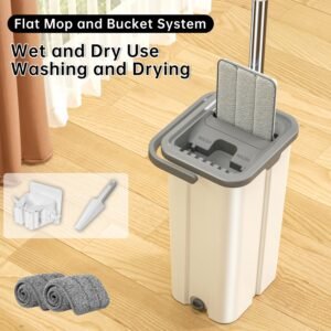 Multi-Functional Wash & Dry Mop and Bucket Set